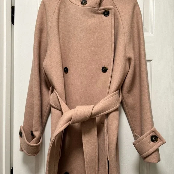 Reiss - NWT tan Wool Blend Coat - Picture 11 of 13
